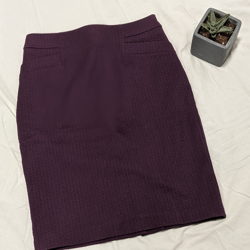 Jacard pencil skirt